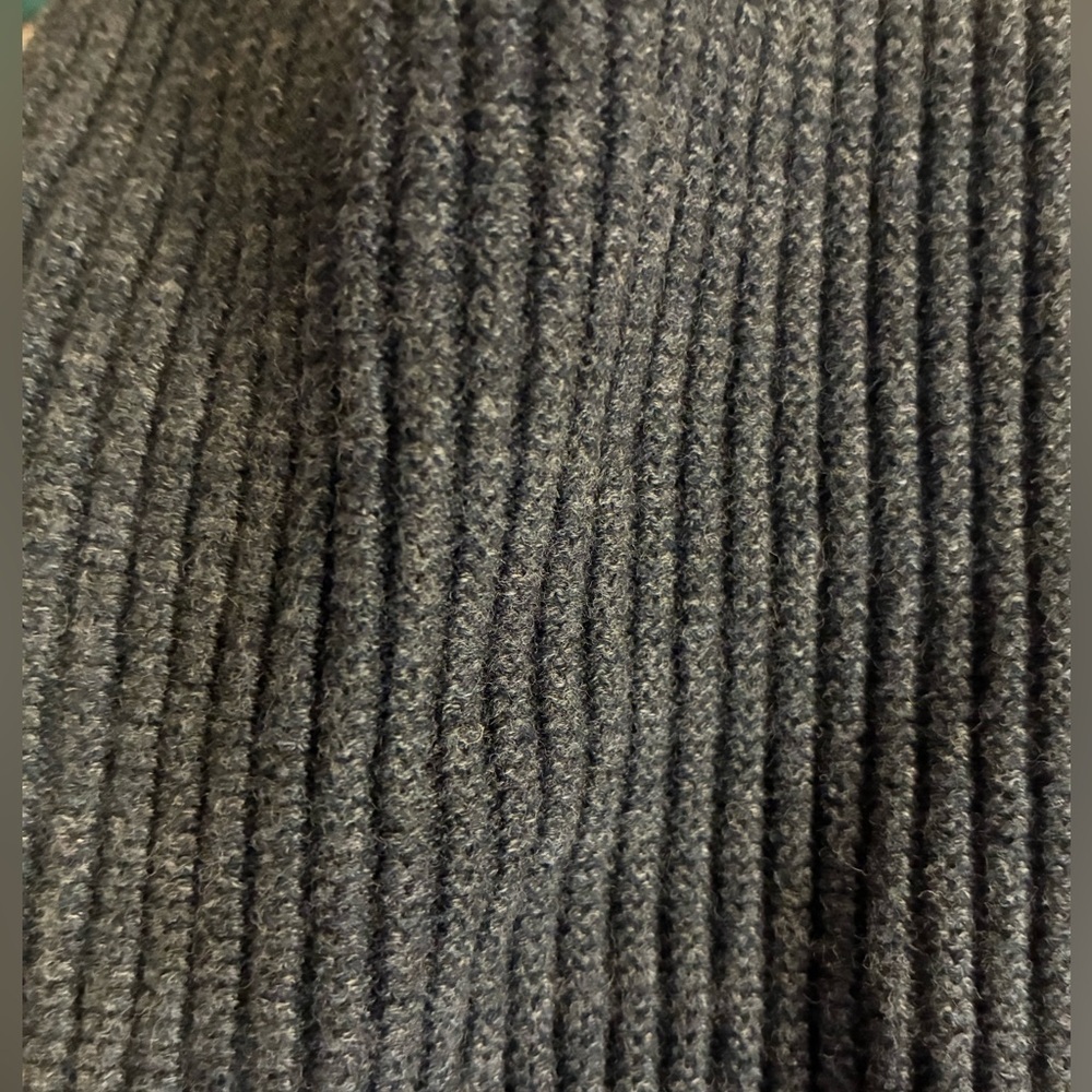 Banana Republic Large Gray 100% Cotton Sweater Ribbed Crewneck Pullover - Picture 7 of 7